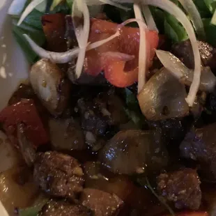 A slight bit salty, but meat is pretty tender. 3 - 3.5