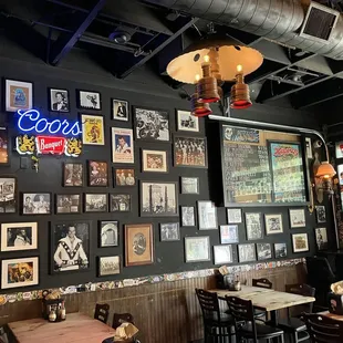 Dining area with cool history and decor