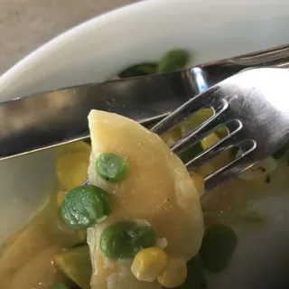 Burrata ravioli