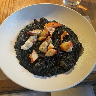 Squid ink Risotto