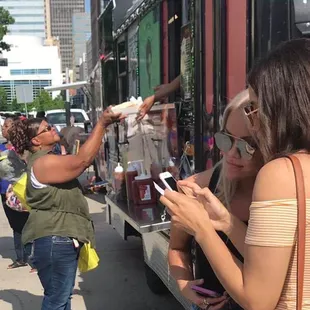 They loving the food and customer service....