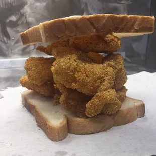 Fish Sandwich is stacked