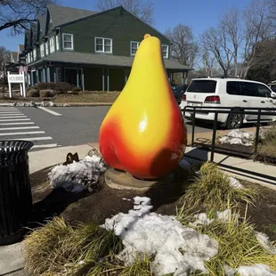 Fruit outside of entrance