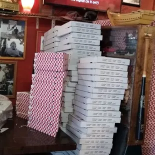 So many boxes! They must be doing something right, to get so much business!