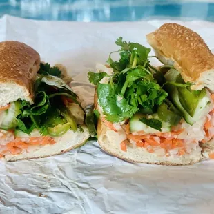 Lemon Grass Chicken Banh Mi
