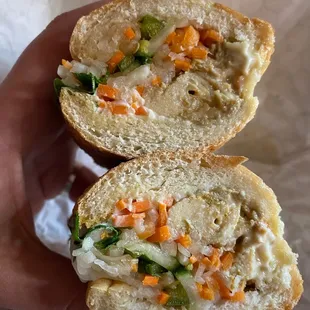 Lemongrass chicken Bánh Mì