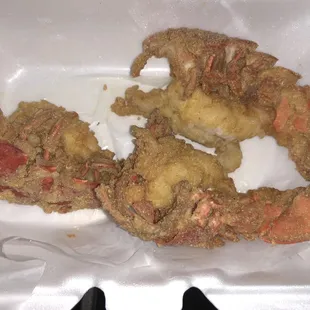 Fried lobster tails were great!