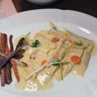 Carrot Ravioli