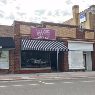 the outside of the building