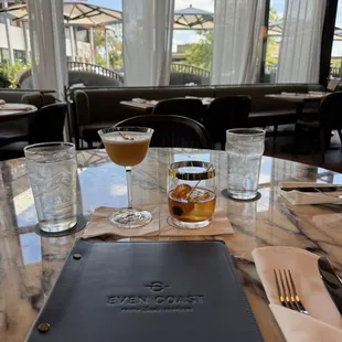 Earl Grey Marteani and an Classic old fashion