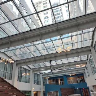 Lobby skylights