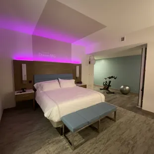 You can change the color of the light above