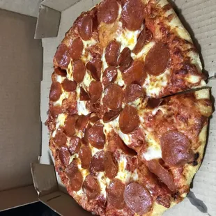14" Large American Style Hand Tossed Pepperoni Pizza