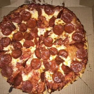 14" Large American Style Hand Tossed Pepperoni Pizza