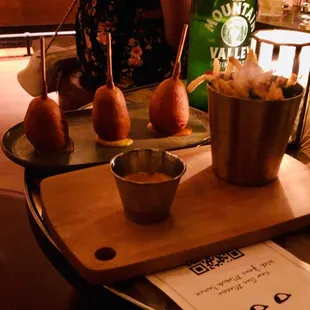 Corn pups, French Fries