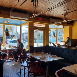 diners sitting at tables