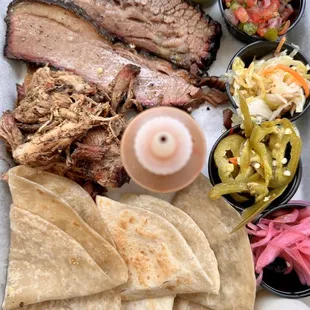 HiFi TexMex BBQ - brisket, pulled pork
