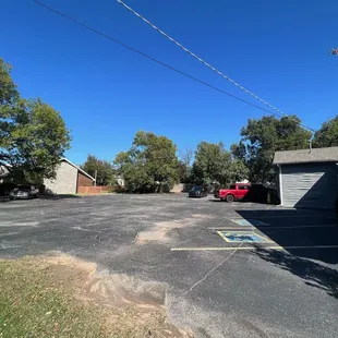 Back parking lot
