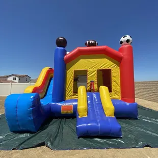 Combo jumper with slide