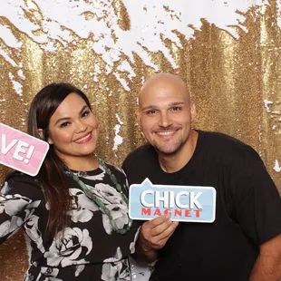 A picture has 1000 words! Let us help you create that lasting memory! Book your photobooth today!