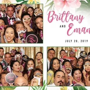 Wedding with honey luxe backdrop