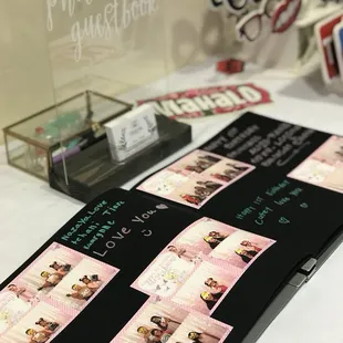 Modern guest photobook! Each guest will place a copy of their prints and write a personalized message just for you!