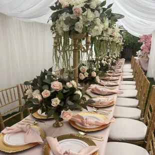 Beautiful tablescape inspired enchanted garden