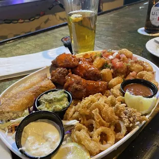 Sampler platter