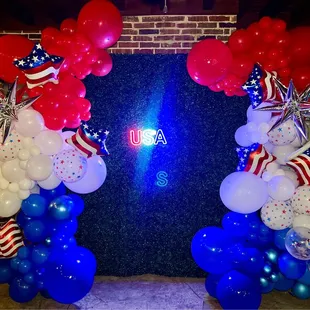 Stunning set up for our Memorial Day pool party!