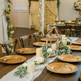 Ever After Farms Flower Barn Reception Decor