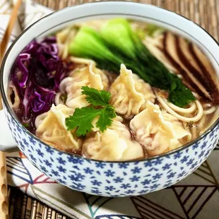 Taiwanese Wonton Noodle Soup