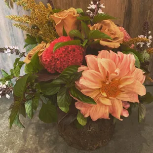 Loaded with local basil