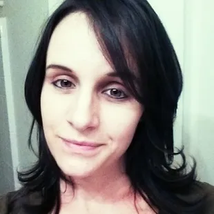 This is how my hair looked after a windy day. Still stylin! Crystal rocks.