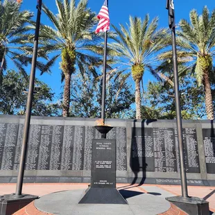 Veterans wall