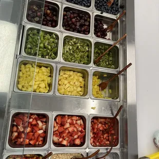 Fruit toppings
