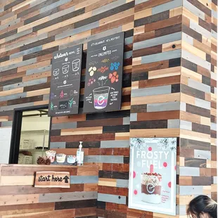 Small minimal menu. 1 photo for reference.