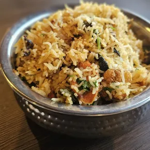 Vegetable Biryani - fantastic and packed with veggies (vegan)