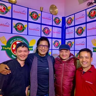 MegaStar Rajesh hamal  with Everest Crew members.