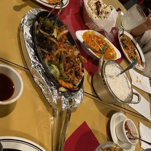 22. Chicken Tikka Masala 7. Veggie Samosas 89. Garlic Naan 51. Chicken Tikka Kabab