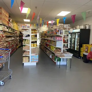 a grocery store with a variety of products