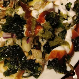 Saag chana