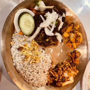 a plate of food