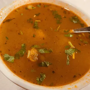a bowl of soup