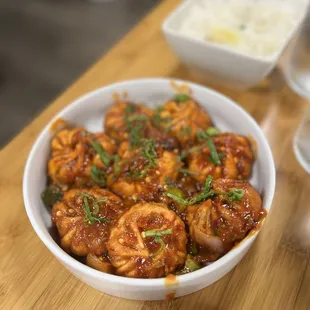 Veggie Chili Momo (Vegan)