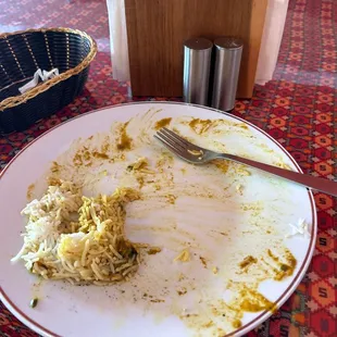 Sorry for the bad pic of the damage.The food was very excellent and the customer service was awesome five stars from me Chicken Curry Rice