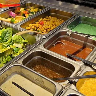 salads and condiments