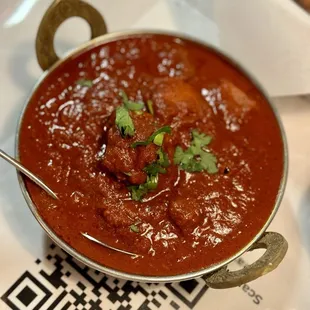 Goat Vindaloo, Nepalese spicy is still very manageable