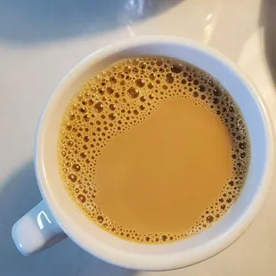 a cup of coffee