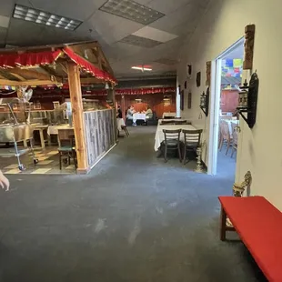 Inside view upon entry