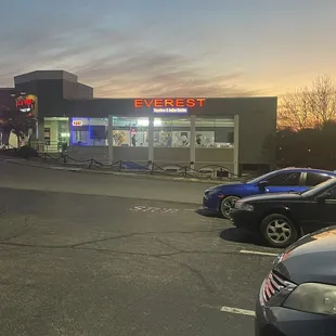 cars parked in a parking lot